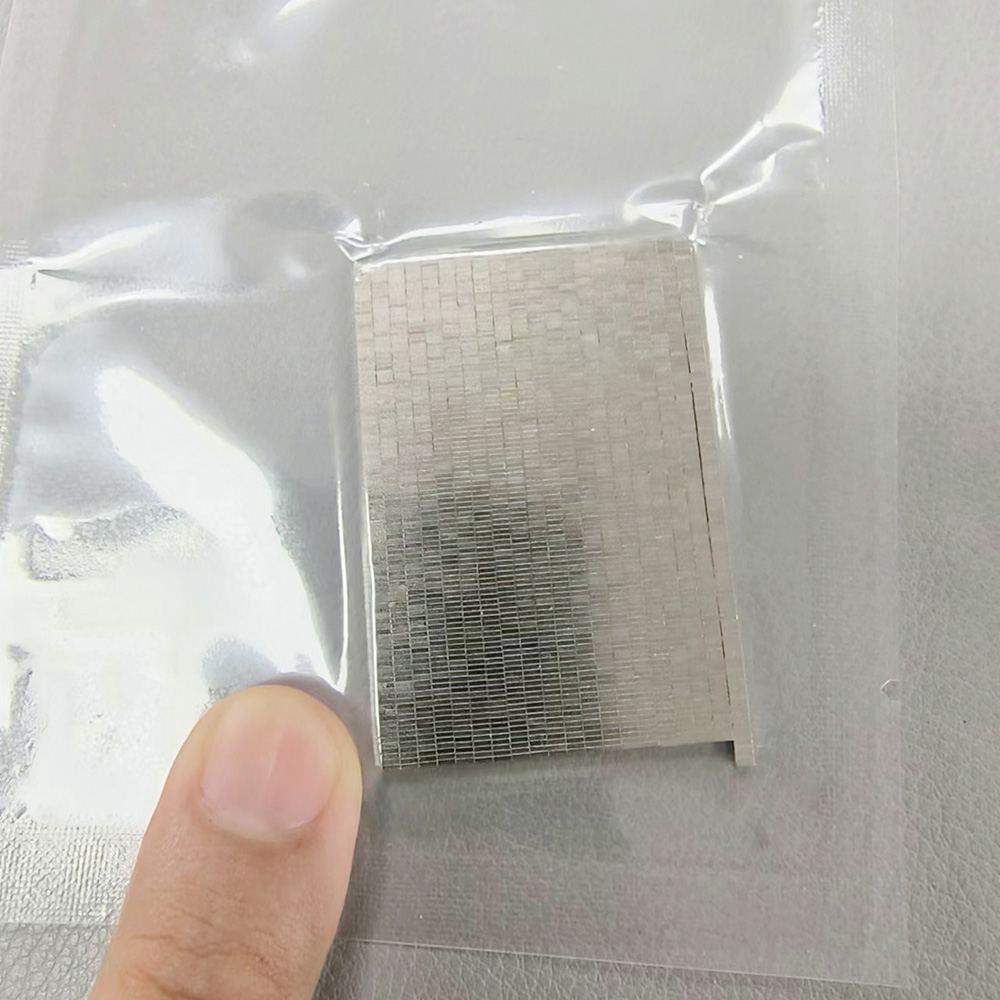 Small Neodymium Block Magnets Vacuum Package